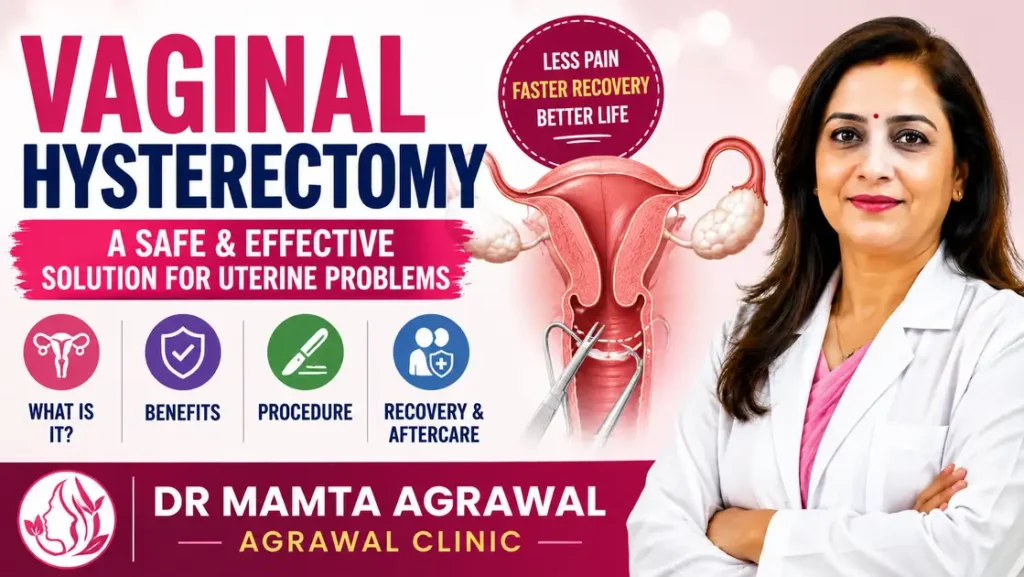 Vaginal hysterectomy procedure explained by Dr Mamta Agrawal including benefits, recovery and aftercare