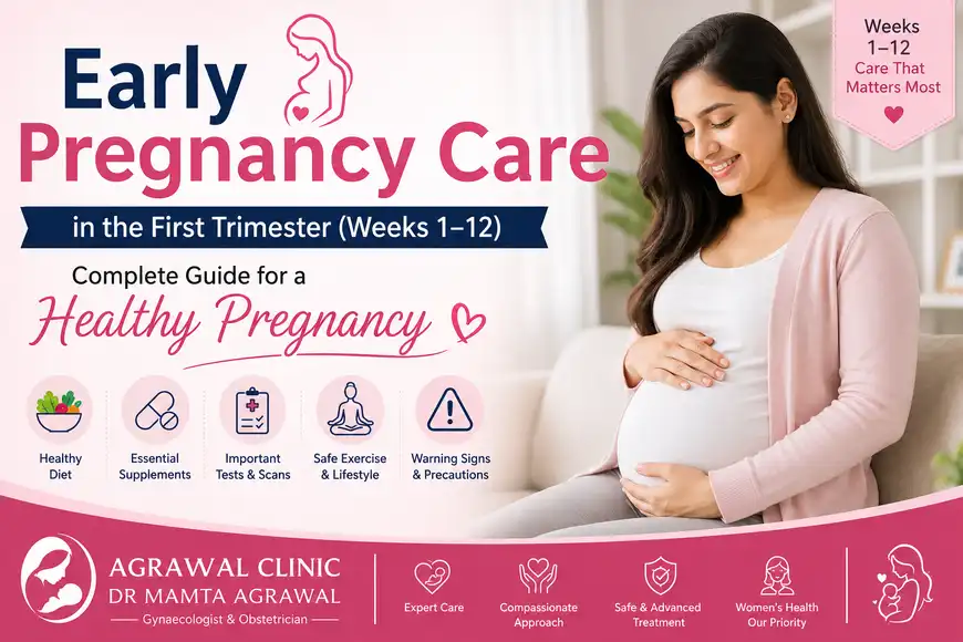 Early Pregnancy Care in the First Trimester (Weeks 1–12): Complete Guide for a Healthy Pregnancy by Dr. Mamta Agrawal