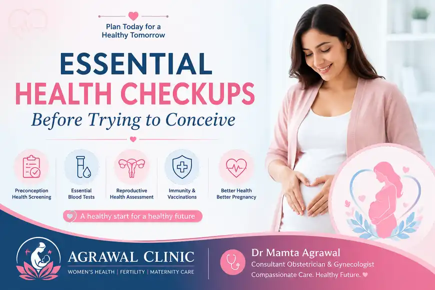 Essential Health Checkups Before Trying to Conceive – Preconception Health Screening Guide by Dr. Mamta Agrawal