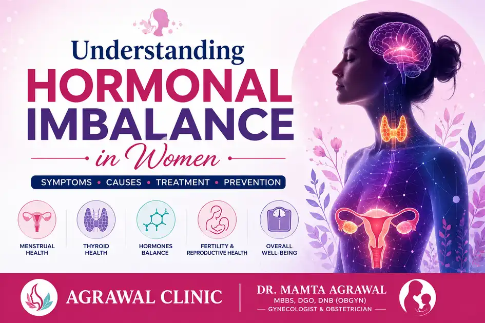Understanding hormonal imbalance in women symptoms causes treatment prevention thyroid health fertility reproductive health and hormonal wellness guide by Dr Mamta Agrawal