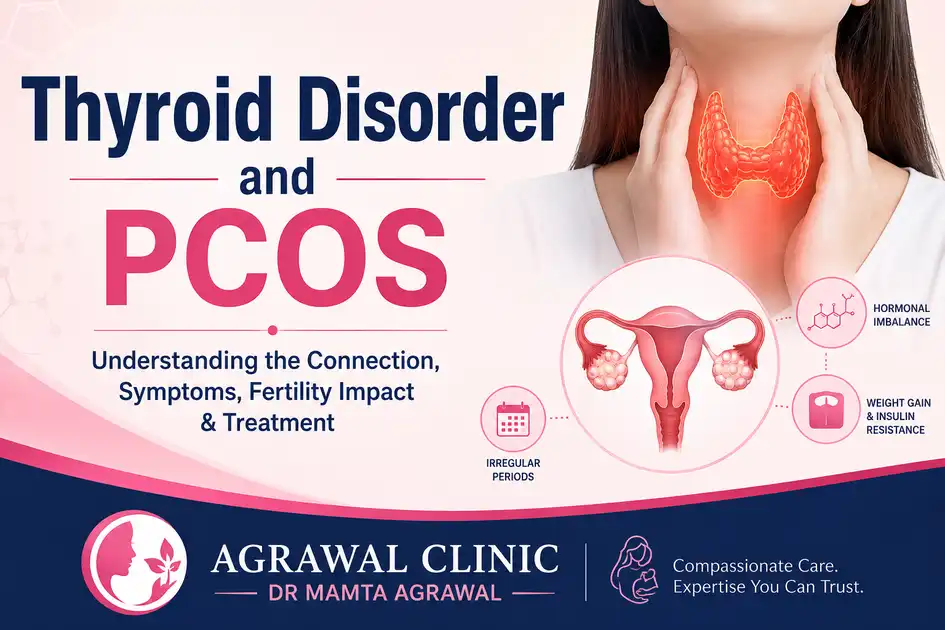 Thyroid Disorder and PCOS – understanding the connection, symptoms, fertility impact, hormonal imbalance, and treatment options for women