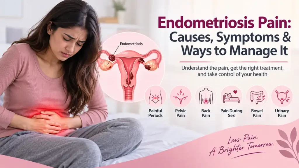 Endometriosis pain causes, symptoms and ways to manage it